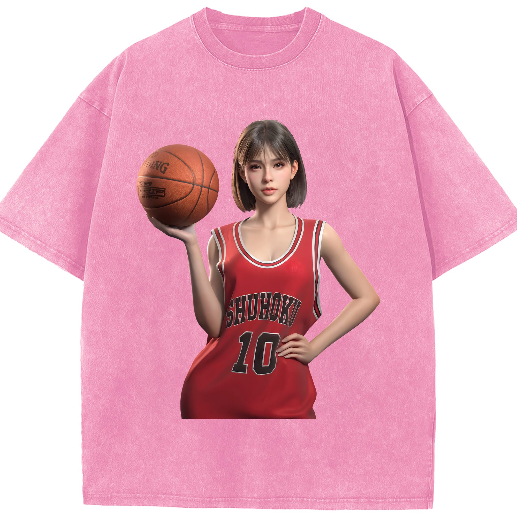 （画像用） SLAM DUNK／スラムダンク 綿100% ヴィンテージ風 半袖Tシャツ（フロントプリント）